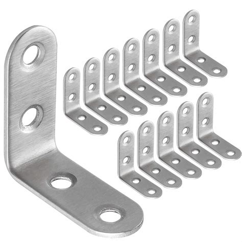 l shaped metal bracket lowes|90 degree angle braces.